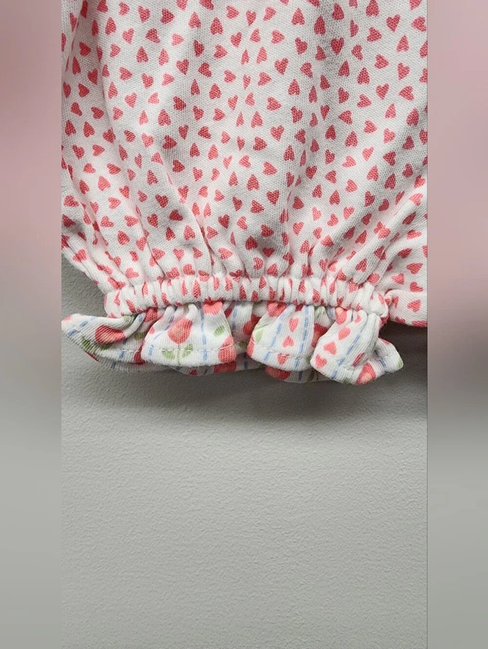 Vintage Gymboree Layette Baby Girl Heart Print Bloomers NWT 0-3 Months